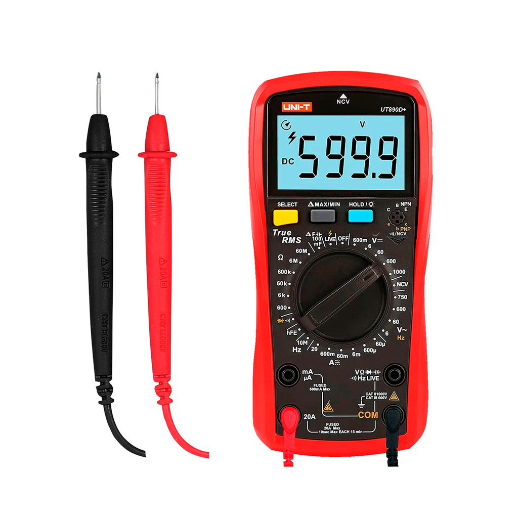 MULTIMETRO DIGITAL TRUE RMS-NCV