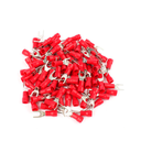TERMINAL HORQUILLA AISLADOØ 1/4" 16-22AWG ROJO 100UND