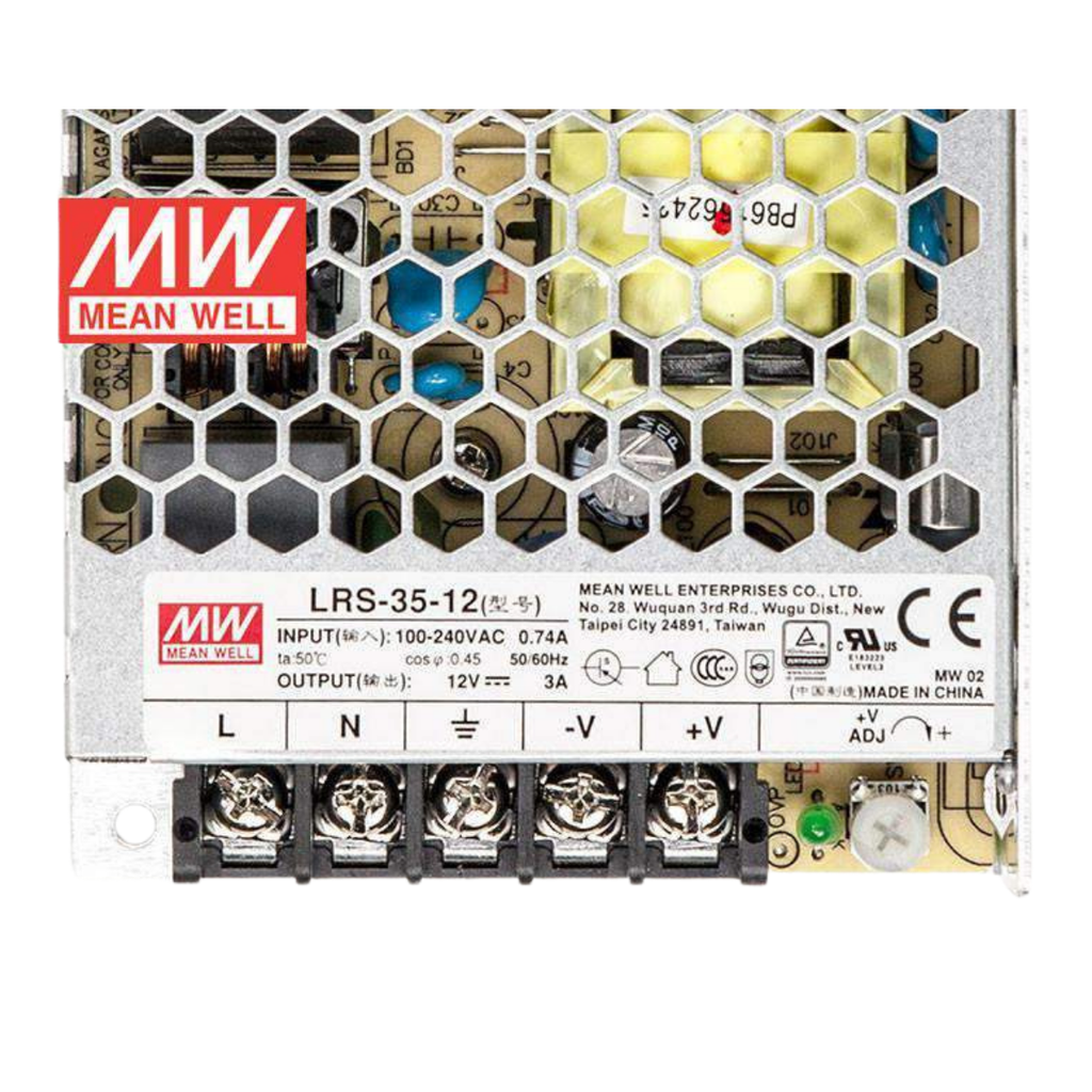 Fuente Conmutada Enclosed 35W 12VDC 2.9A In 85-264VAC