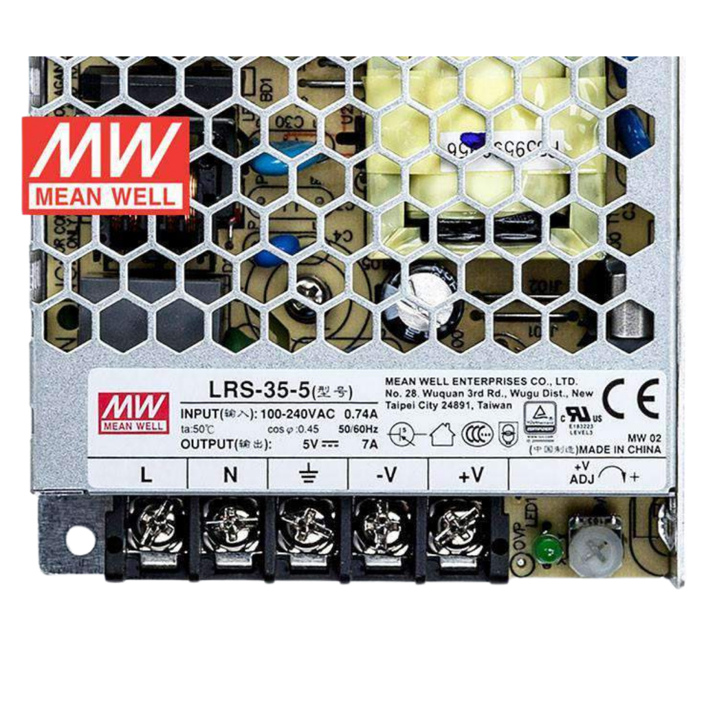 Fuente Conmutada Enclosed 35W 5VDC 7A In 85-264VAC
