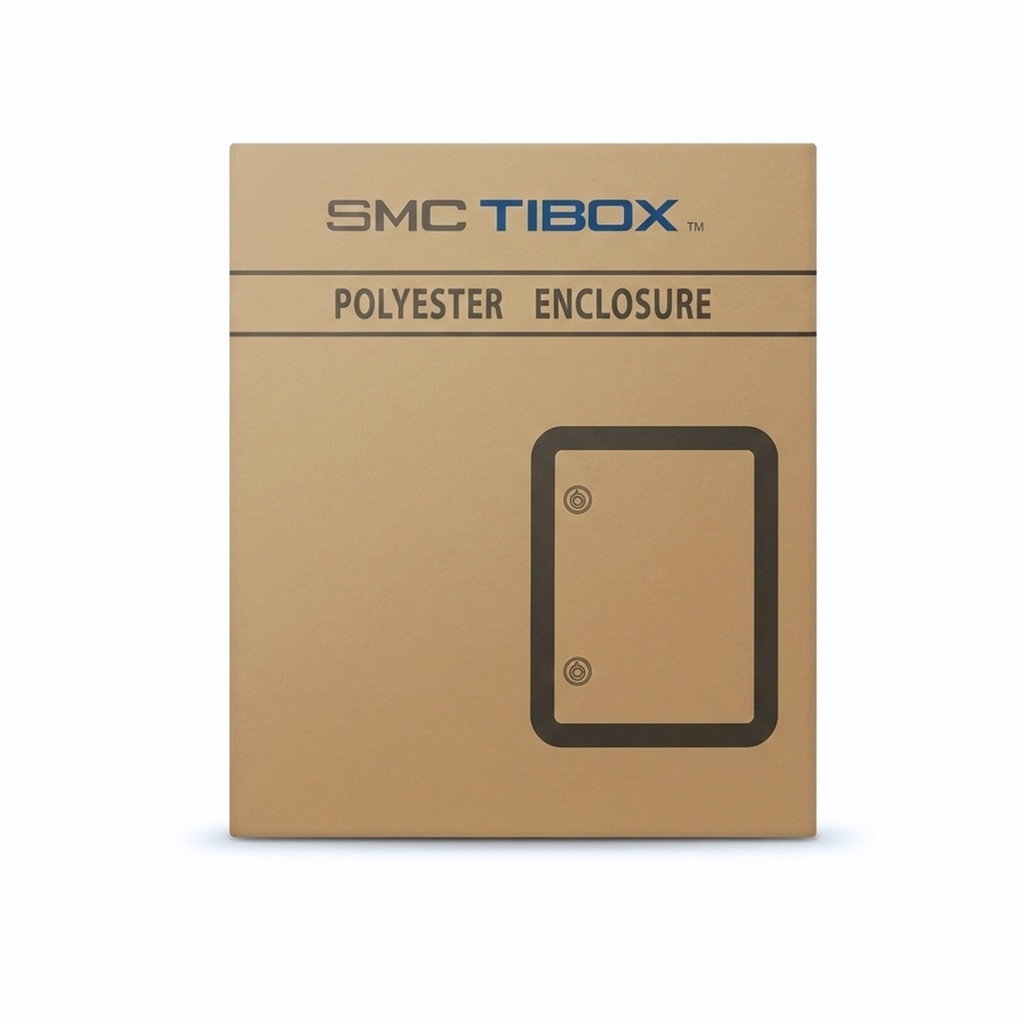 Tablero Poliester Fibra De Vidro Para Adosar 600X400X230 Mm C/Pb Ip65 Ral7035