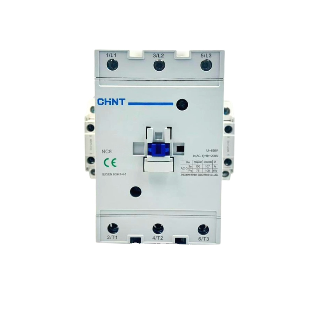 CONTACTOR  150A(AC3) 690V 3P 2NA+2NC 100-250VAC/VDC