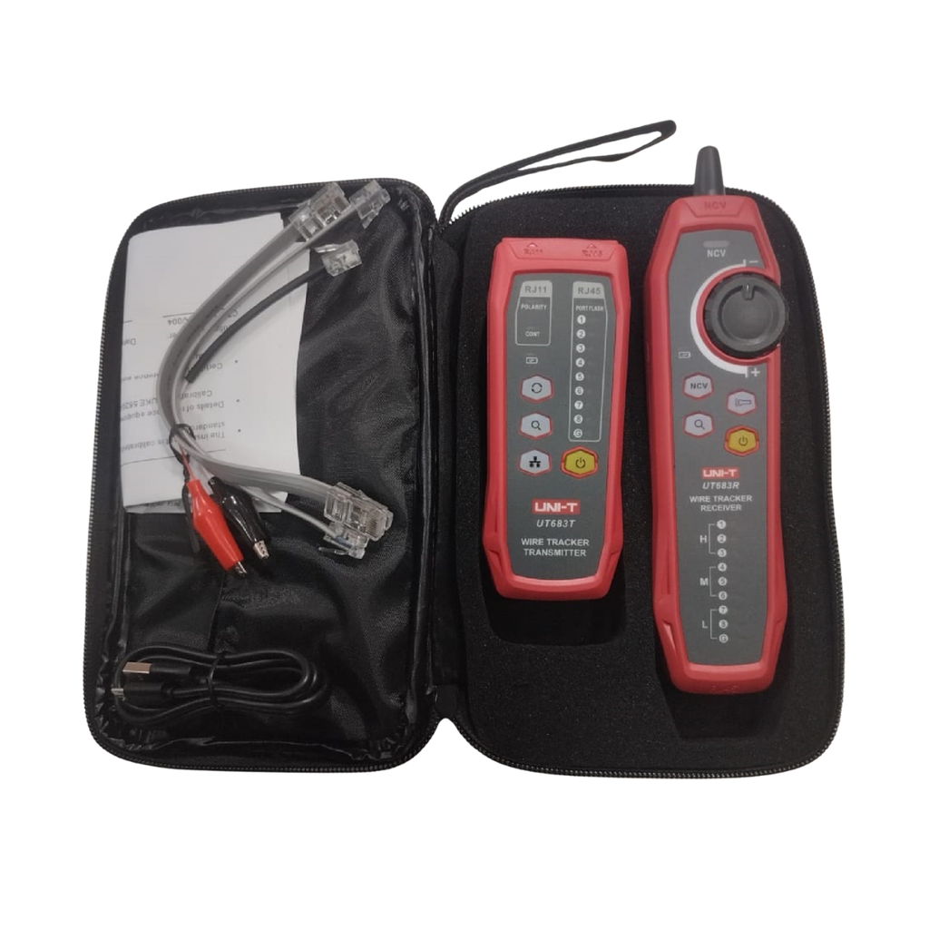 Kit Rastreador de Cables de Red y Telefonía con Filtro