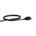 Supresor Multiple 6 Tomas Negro, +2 Usb +2 Usb C, 3Mts De Cable 3X0.75Mm, 250V, 10A, 2200W Max, Usb 5V 3.1A, Protector Termico