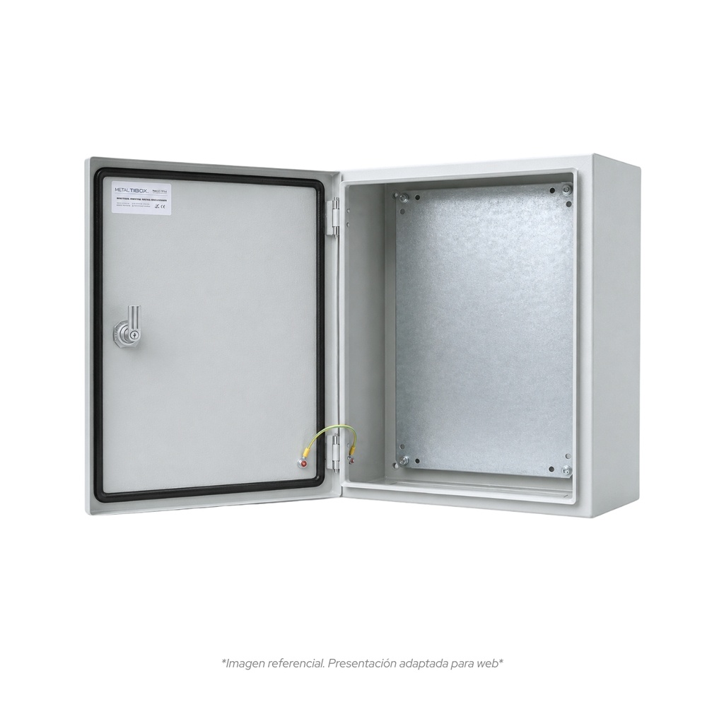 Tablero Metalico Para Adosar De 250X200X150 Mm C/Pb Ip66 Ral7035