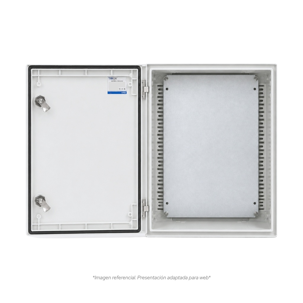 Tablero Poliester Fibra De Vidro Para Adosar 1000X810X355 Mm C/Pb Ip65 Ral7035