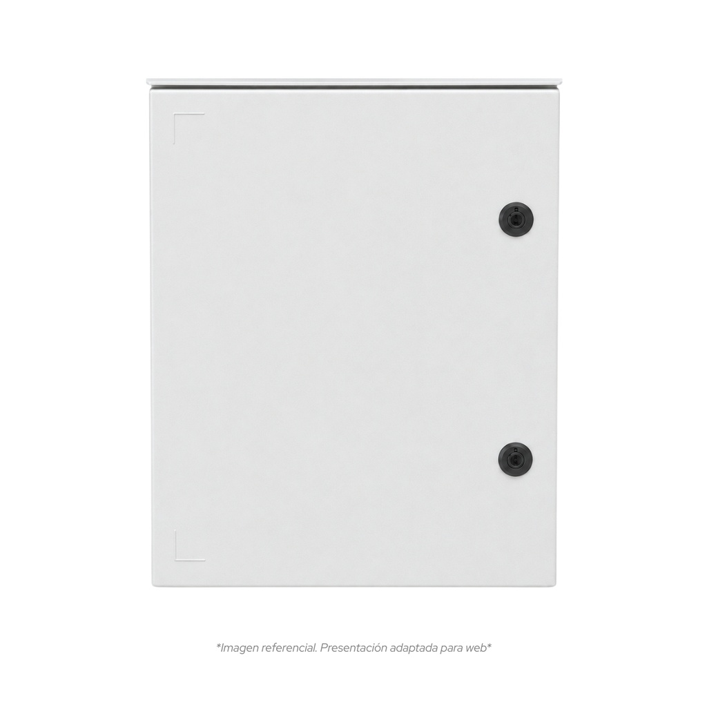 Tablero Poliester Fibra De Vidro Para Adosar 600X500X230 Mm C/Pb Ip65 Ral7035