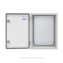 Tablero Poliester Fibra De Vidro Para Adosar 800X600X300 Mm C/Pb Ip65 Ral7035
