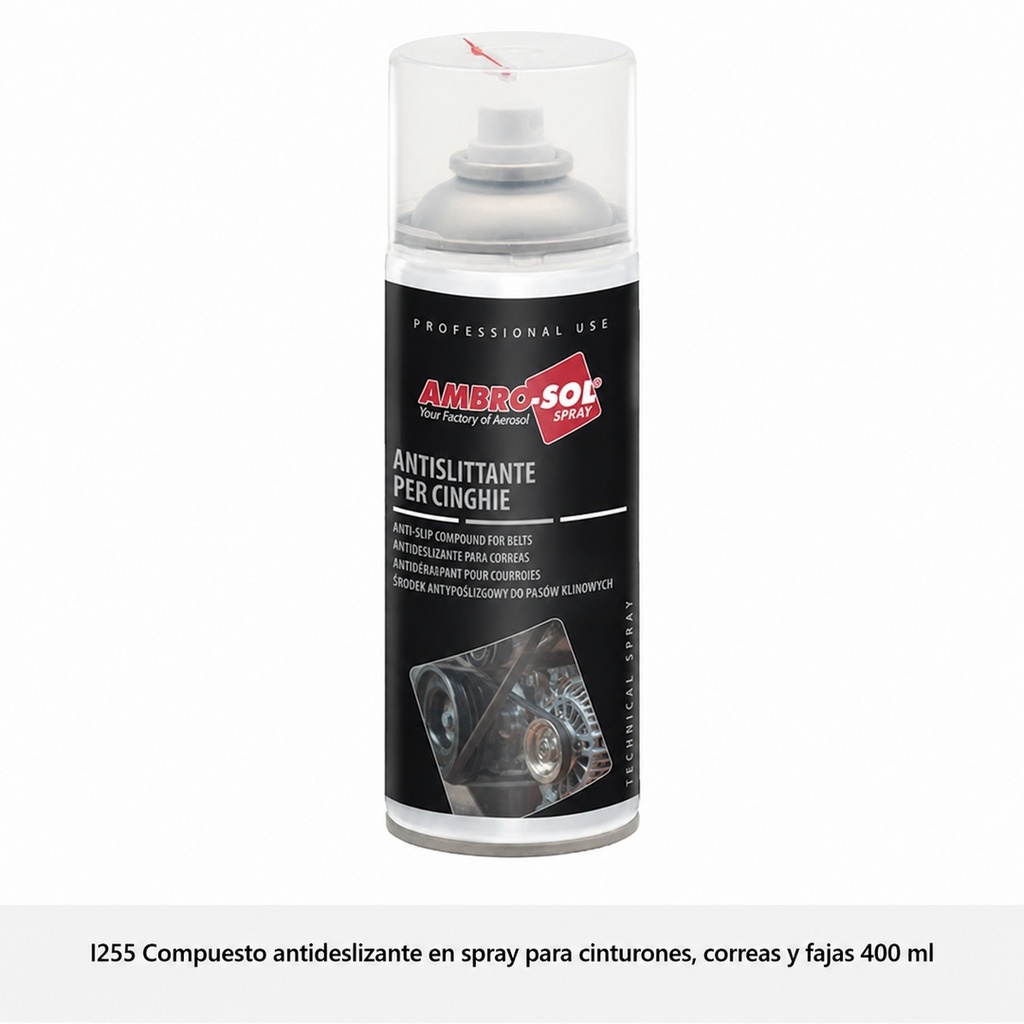 Compuesto Antideslizante en Spray para Cinturones (Correas y fajas) 400 ML