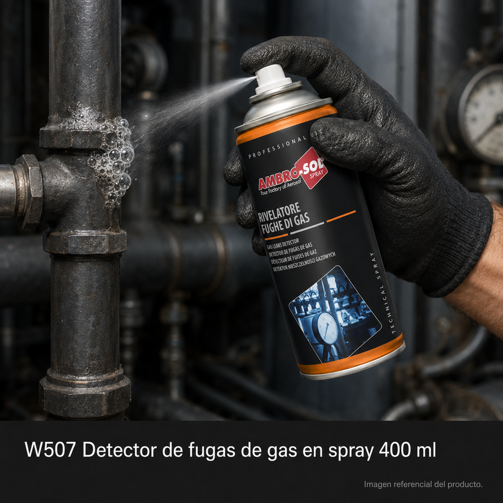 Detector De Fugas De Gas en Spray 400ML