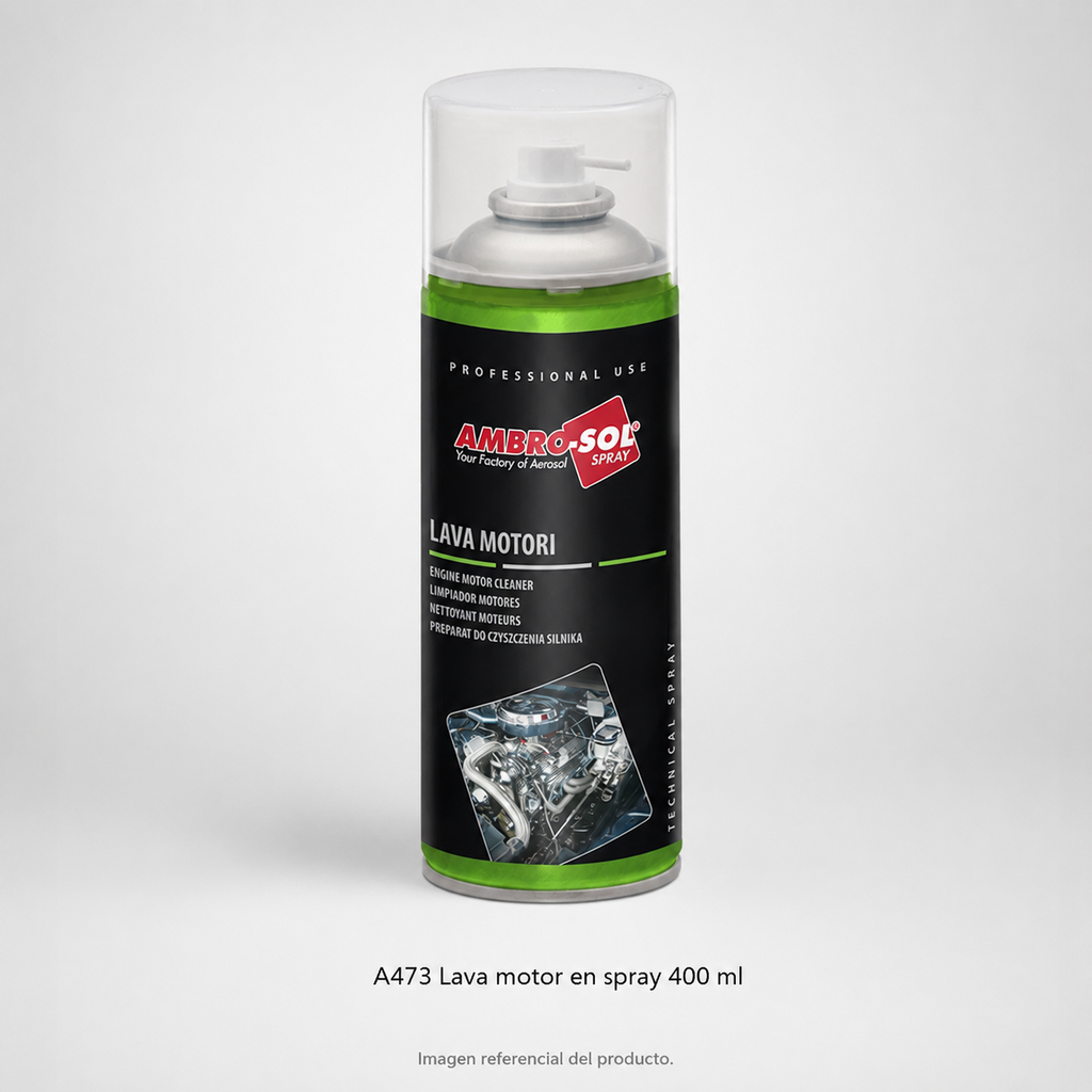Lava Motor en Spray (Disolvente de grasas y aceites) 400 ML