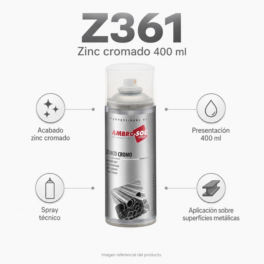 Zinc Cromado 400 Ml