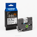 Cinta Termocontraible para rotulador negro sobre blanco 12mm