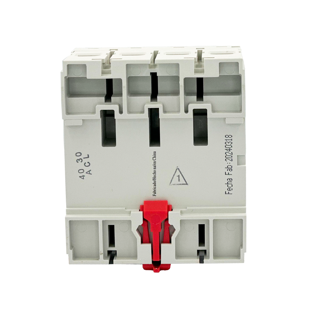Interruptor Diferencial 4P 40A 30Ma 230V Tipo A, Iec61008