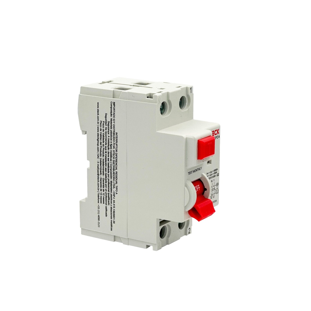 Interruptor Diferencial 2P 25A 30Ma 230V Tipo A, Iec61008