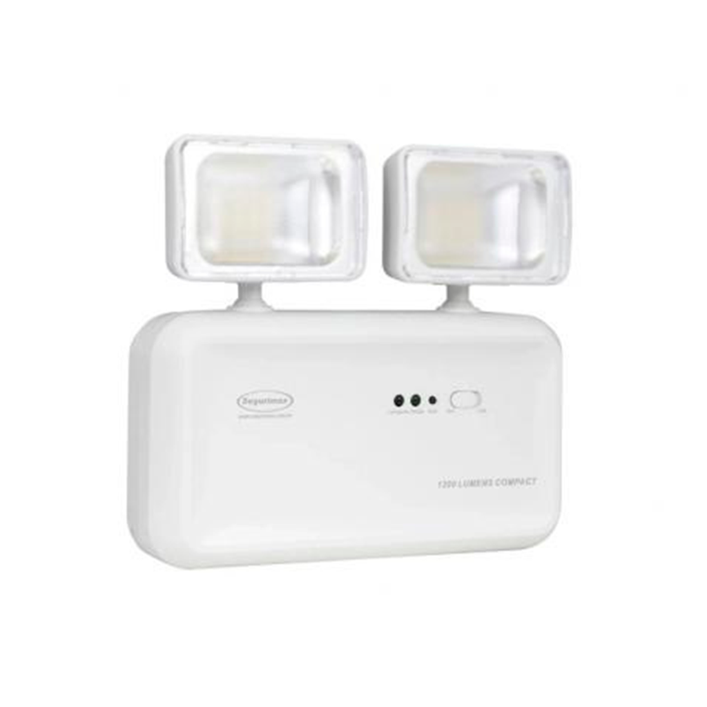LUMINARIA EMERGENCIA LED 2 FAROS 4W 110-240V 1200LM 2H IP20