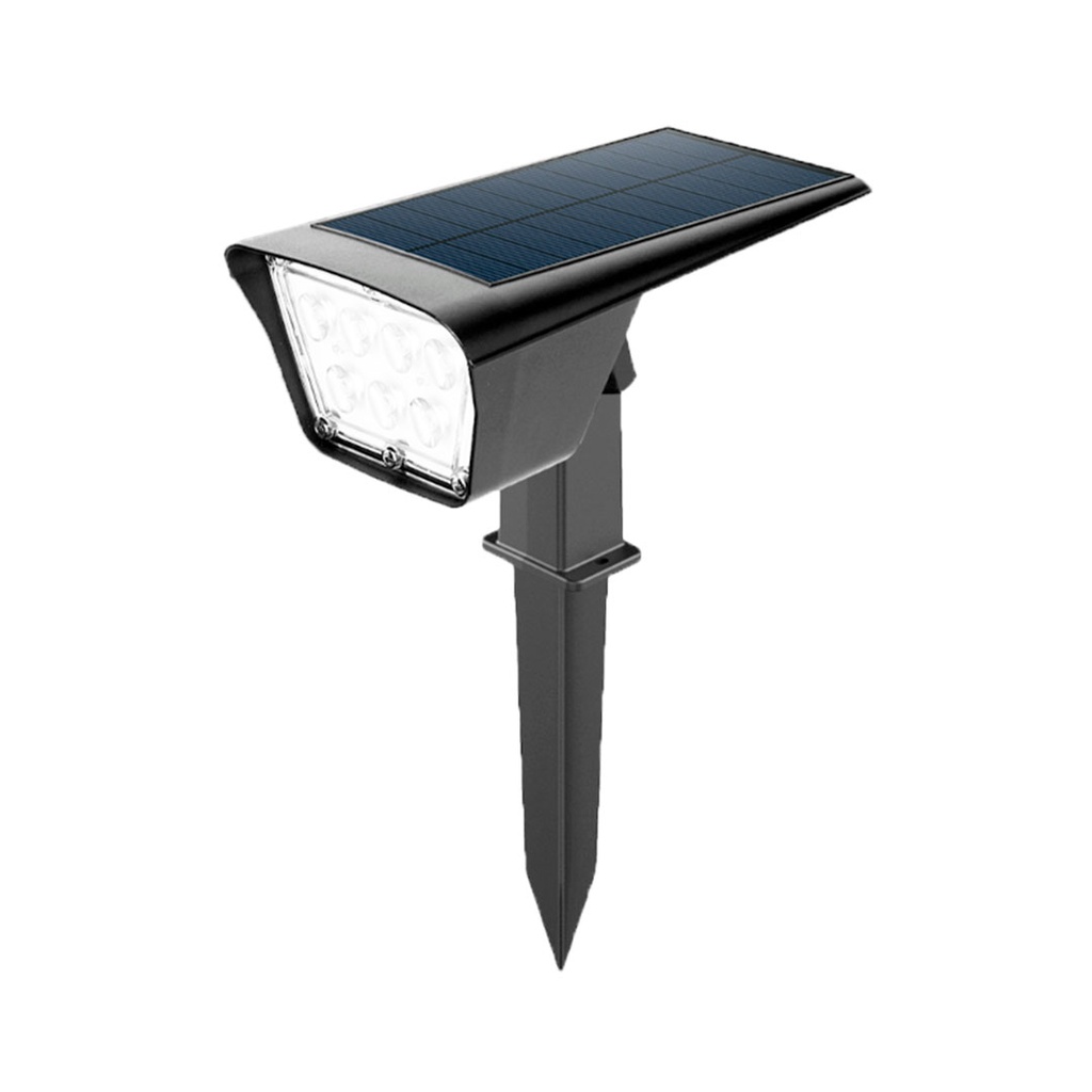 Estaca Led Solar Para Jardín 2W Ip65 Luz Fría 6500K