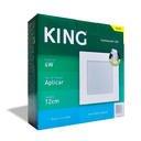 PANEL PLAFON CUADRADO KING 6W AC100-240V FRIO 6500K