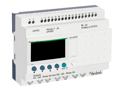 Rele Inteligente 26E/S 24Vdc C/Reloj Zelio Logic 