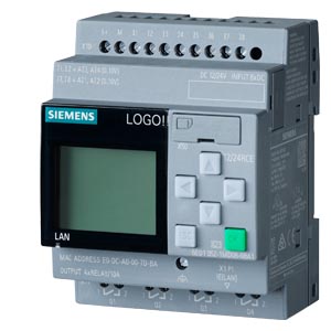 Logo! 12/24Rce,Modulo Logico Con Display 12/24Dc-Ac 8 Di (4Ai)/4 Do Relay ; Ethernet Version 8.3