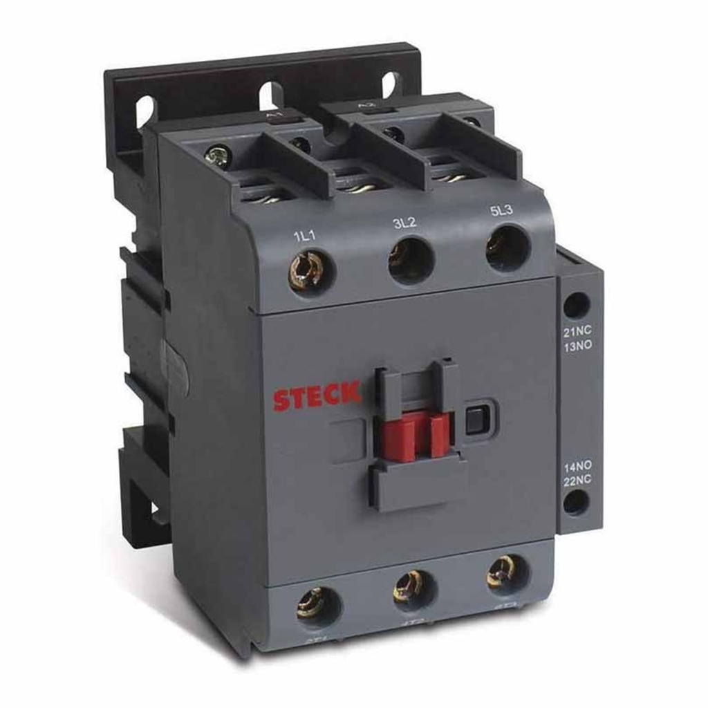 Contactor De Potencia 3P 95A Ac3 Bob. 220Vac 1Na+1Nc