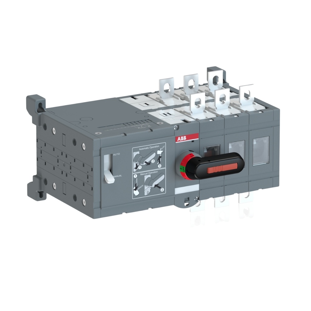 Conmutador Motorizado Bajo Carga 1-0-2  3P 400A Control 220Vac