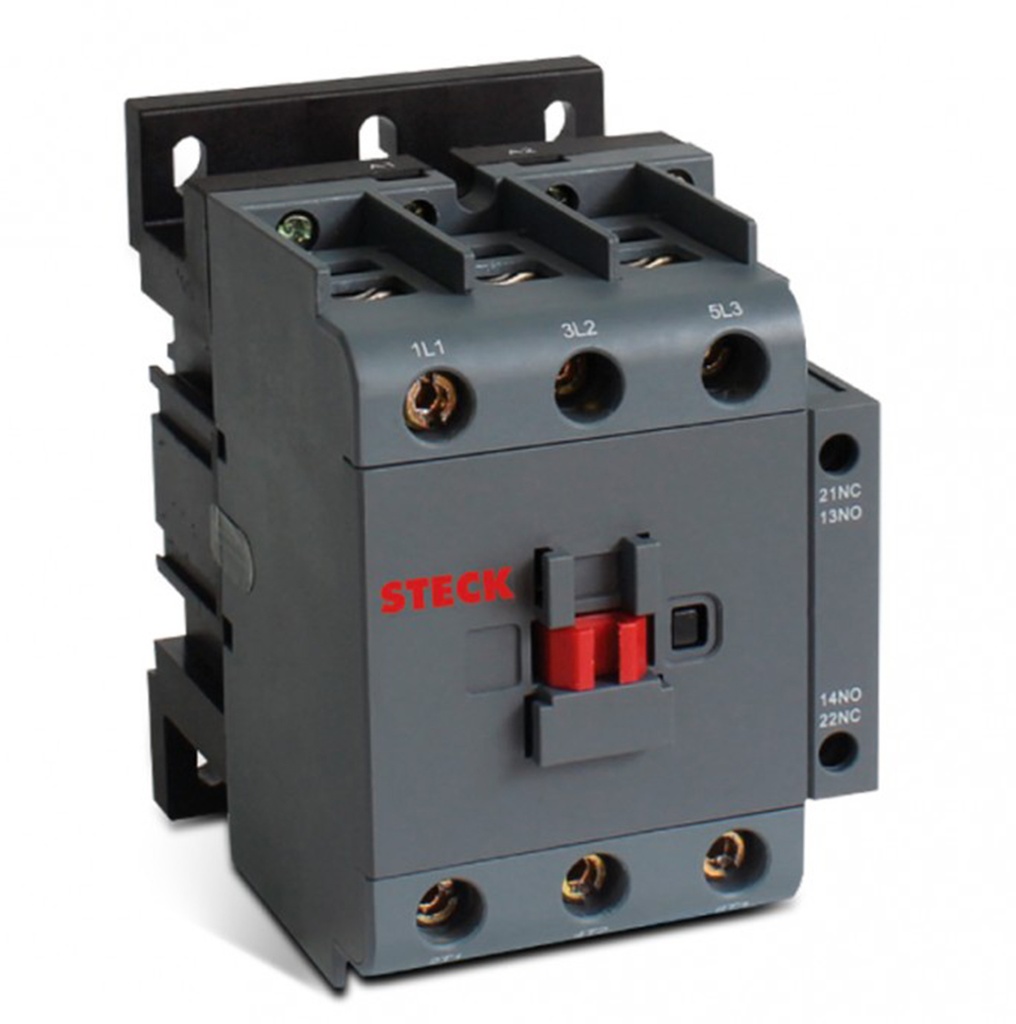 Contactor De Potencia 3P 50A Ac3 Bob. 220Vac 1Na+1Nc