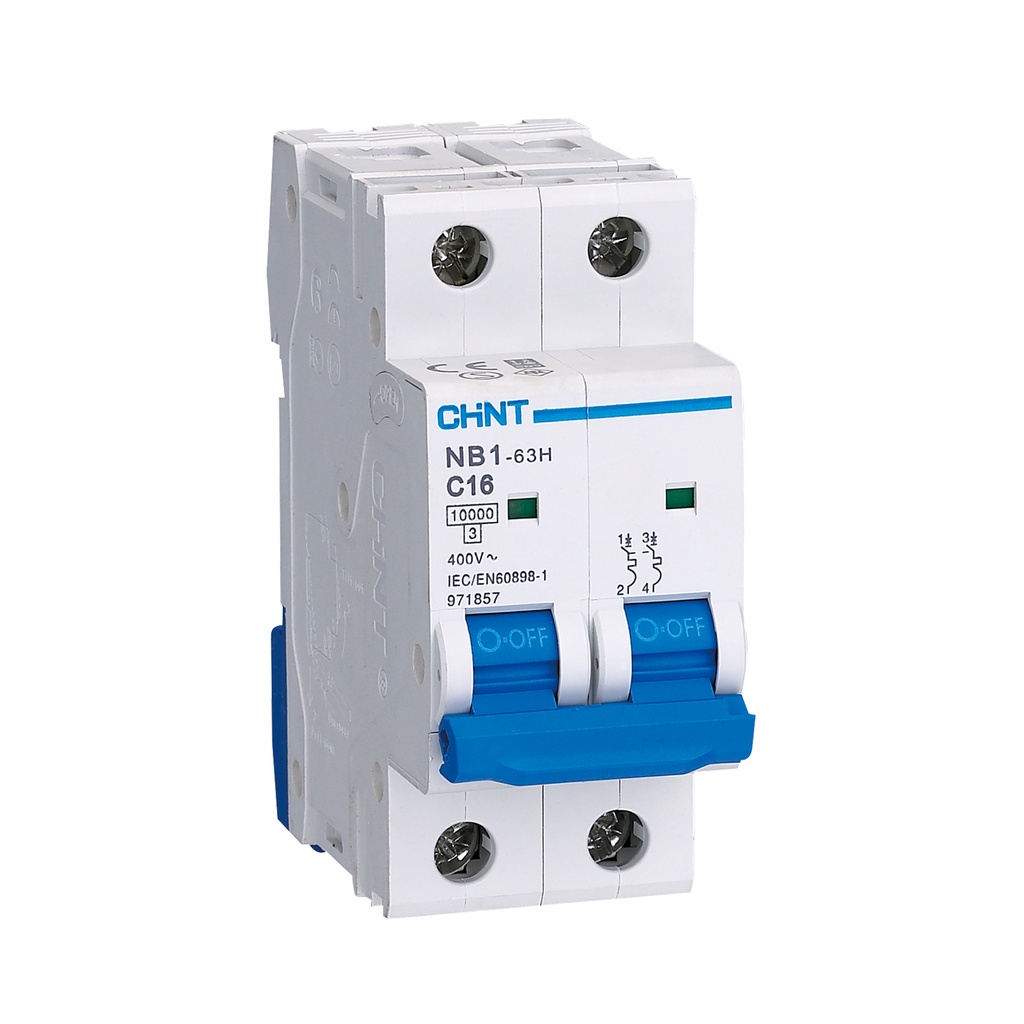 Int. Aut. Termomagnetico Para Riel 2P 63A 10Ka Norma Iec60947