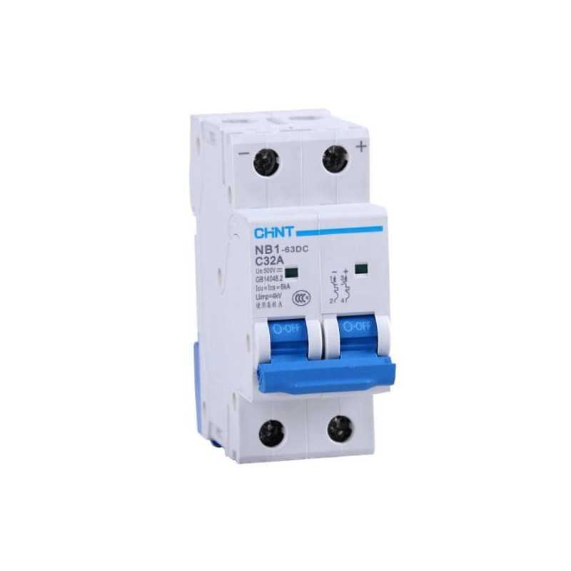 Int. Aut. Termomagnetico Para Riel 2P 25A Dc / Ac 250V 10Ka 