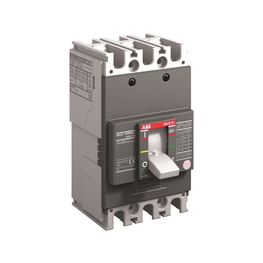 Int. Aut. Caja Mold. 3P Fijo 32A Icu: 25Ka/240Vac 18Ka/380Vac 15Ka/440Vac