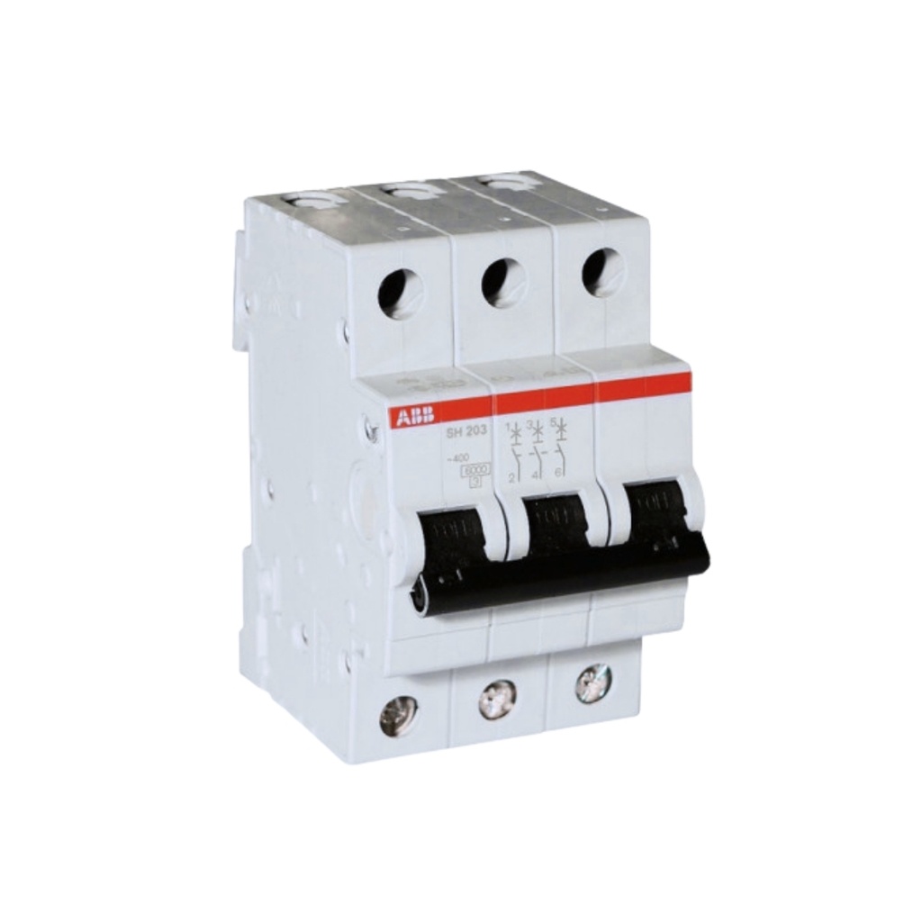 Int. Aut. Termomagnetico P/Riel 3P 25A 230Vac 10 Ka Curva C