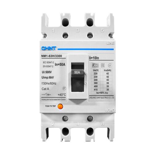 Int. Aut. Caja Mold. 3P Fijo 50A 35Ka 415Vac  Nm1-63H 