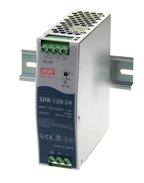 Fuente De Alim. Ac/Dc Riel Din Salida 24Vdc 5A 120W