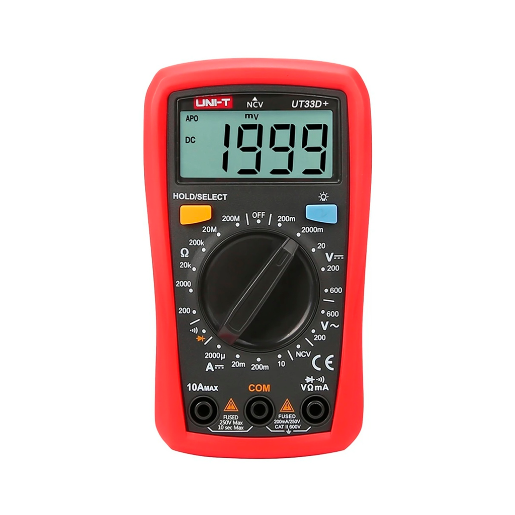 Multimetro Digital, Prueba De Diodos, Rango Hasta 600 V