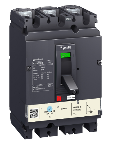 Int. Aut Caja Mold. 3P Reg. 175-250A 20Ka 440Vac Easypact Cvs250B