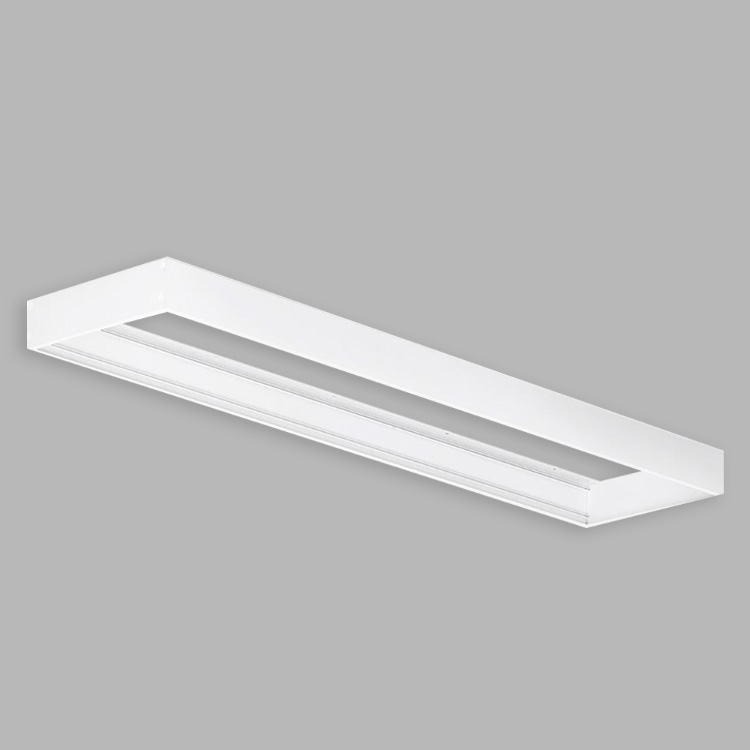 MARCO DE ALUMINIO PARA ADOSAR A TECHO PANEL LED RECTANGULAR 1195x295MM