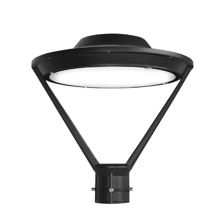 FAROLA DE PARQUE LED 140W LUZ CÁLIDA 3000K FP0.95 CRI80 100-240VAC 120L/M IP65