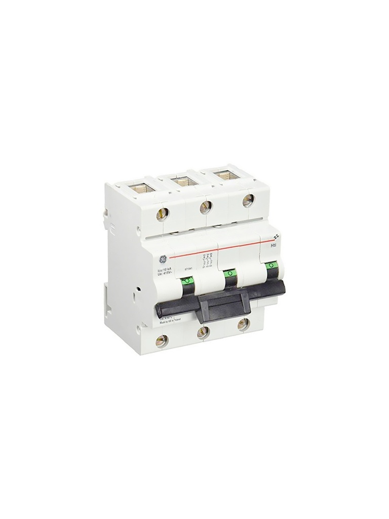 Int. Aut. Termomagnetico Para Riel 3P C80 10/6Ka 230/415V &quot;C&quot; Din Kg