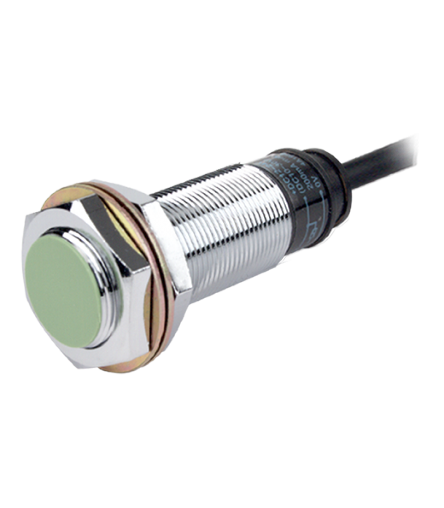 Sensor Prox. Inductivo NPN NA, M18 3Hilos IP67, Detec.5mm, 18x18x1mm