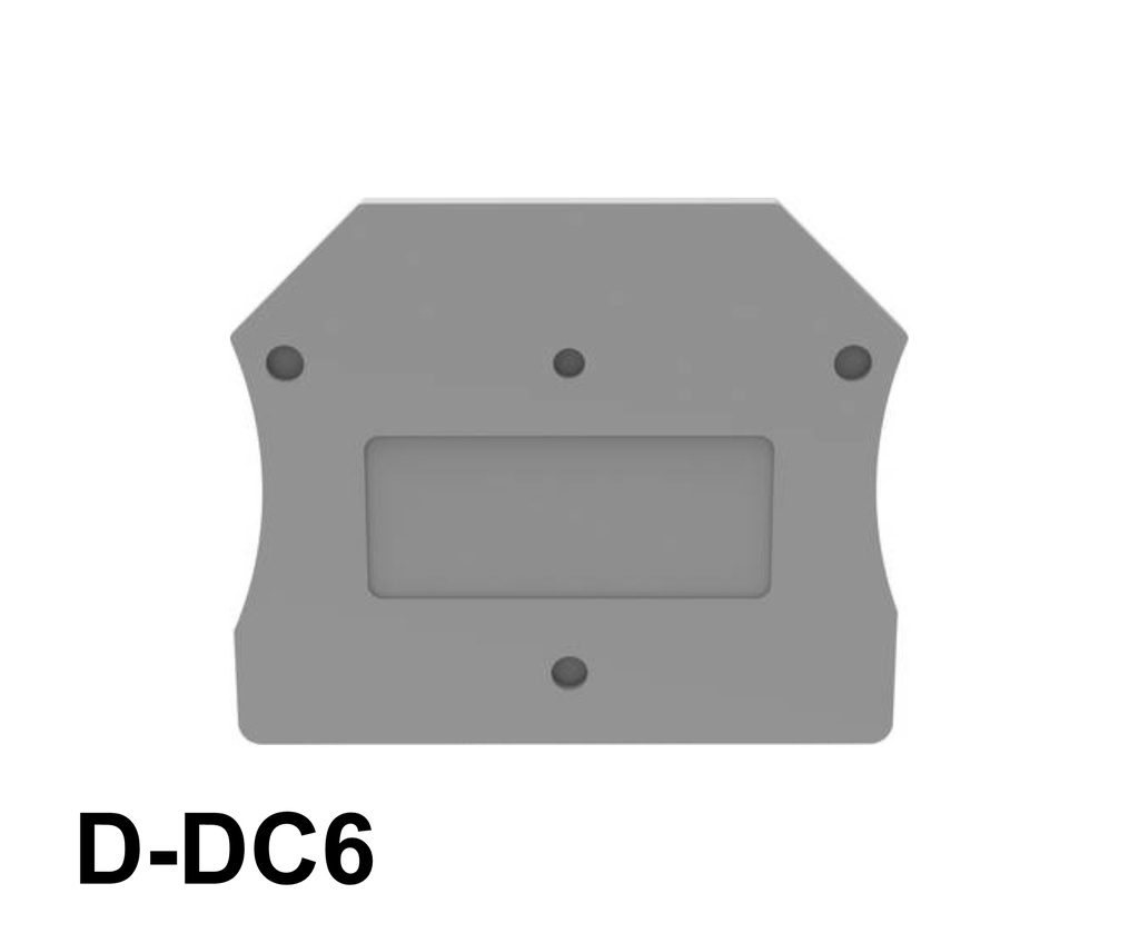 Tapa Final Para  Borne Dc6 Y Dc10