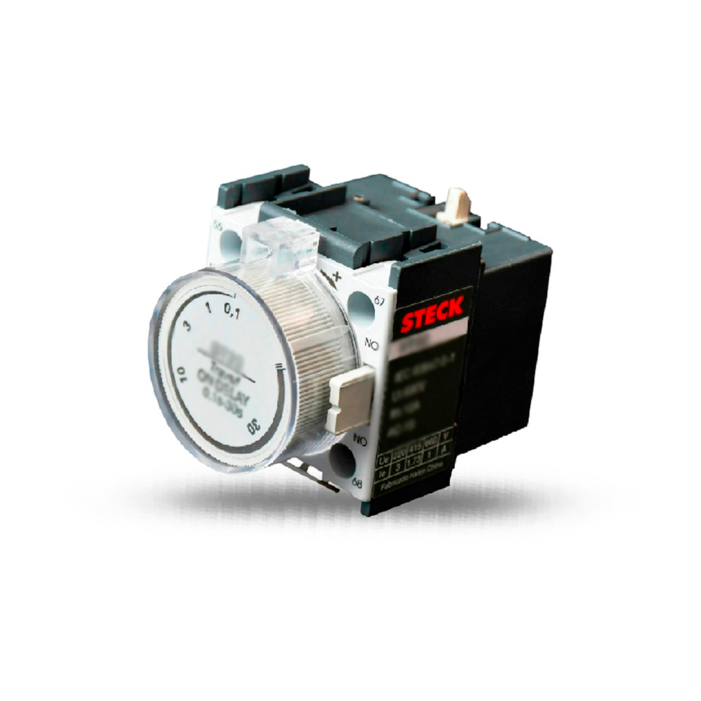 Block Temporizador Neumatico Al Reposo 0.1 - 3Seg (Contactor)