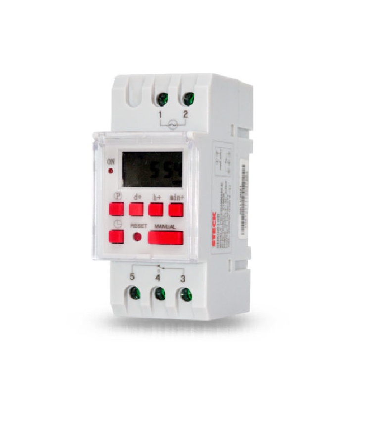 Interruptor Horario Digital Salidas 16-On 16-Off 230Vca Tapa Acrilica