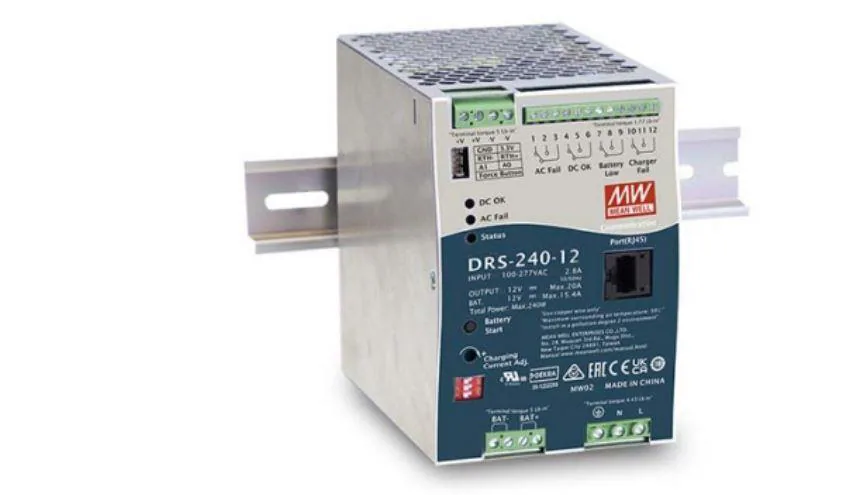 Fuentes de alimentación en carril DIN 240W 24V 0-10A DIN Rail All-In-One Intelligent Security Power Supply