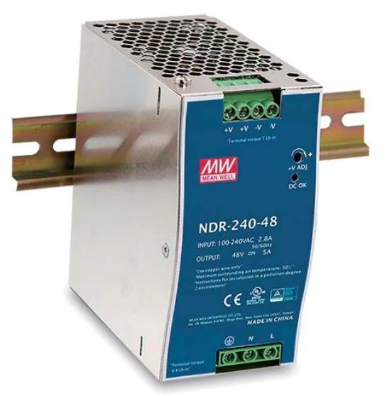 Fuentes de alimentación en carril DIN 240W 48VDC 5A Industrial Din Rail