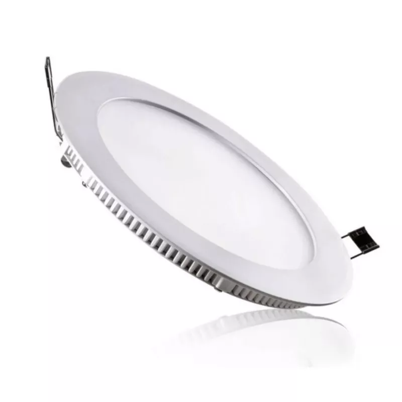 Downlight Led Empotrable Circular Blanca 18W 85-265Vac Luz Cálida 3000K