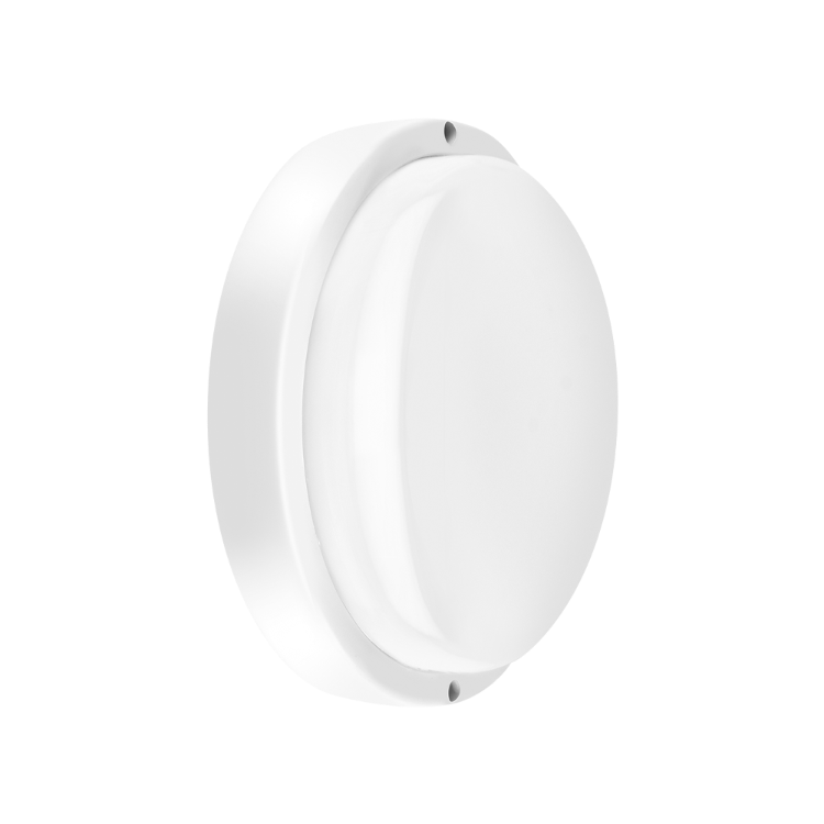 TORTUGA MACROLED REDONDA MARCO BLANCO 18W - IP54 - AC100-265V - FP:0,9 - 1620 lm - BLANCO CALIDO