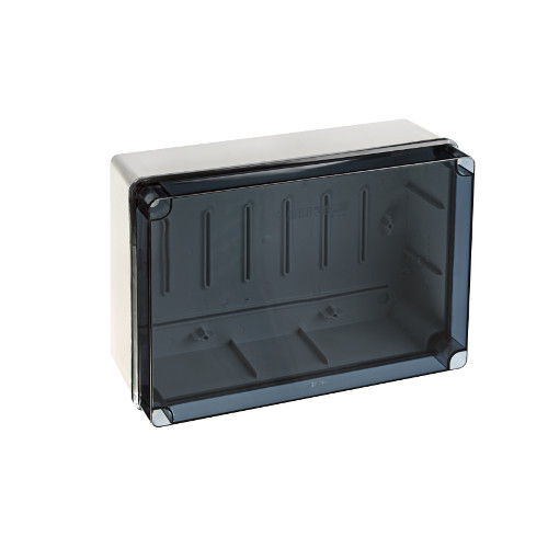 Caja  C/ Transp Uv Plásticos Libres De Halógenos -Ps Antichoque- Ip65-Ip67  243X33X132