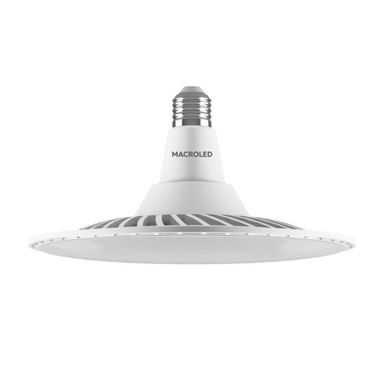 LAMPARA UFO MACROLED 30W AC85-265V CASQUILLO E27 DESMONTABLE BLANCO CALIDO