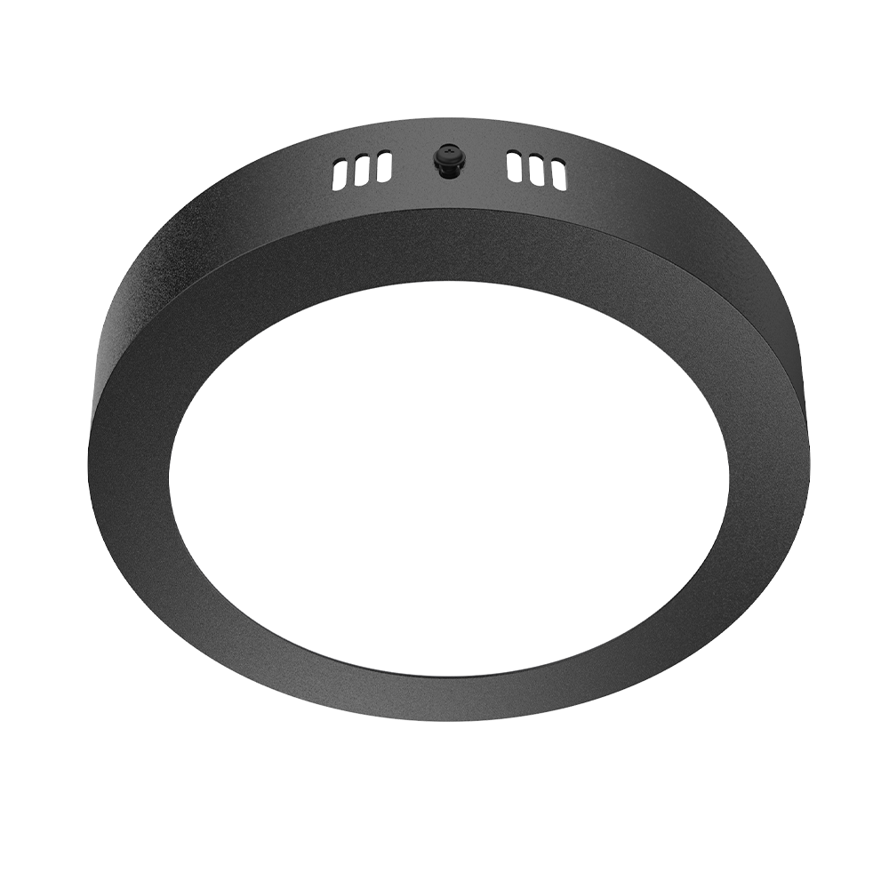 PANEL PLAFON CIRCULAR NEGRO MACROLED 12W AC85-265V CALI 3000K