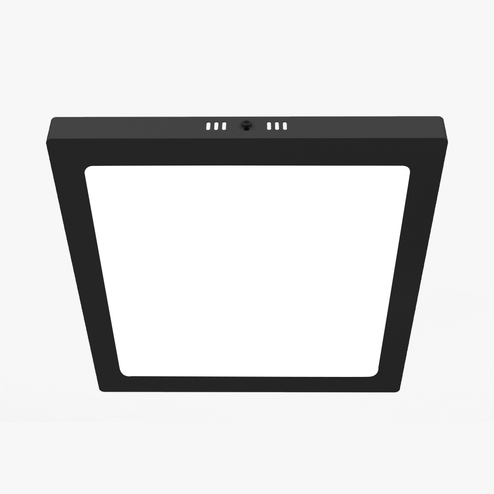 PANEL PLAFON CUADRADO NEGRO MACROLED 24W AC85-265V NEUTRO 4500K